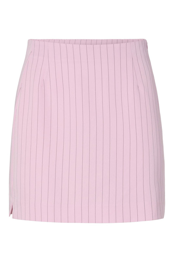 Pieces - Pcbellis Skirt - 4964385 Roseate Spoonbill White