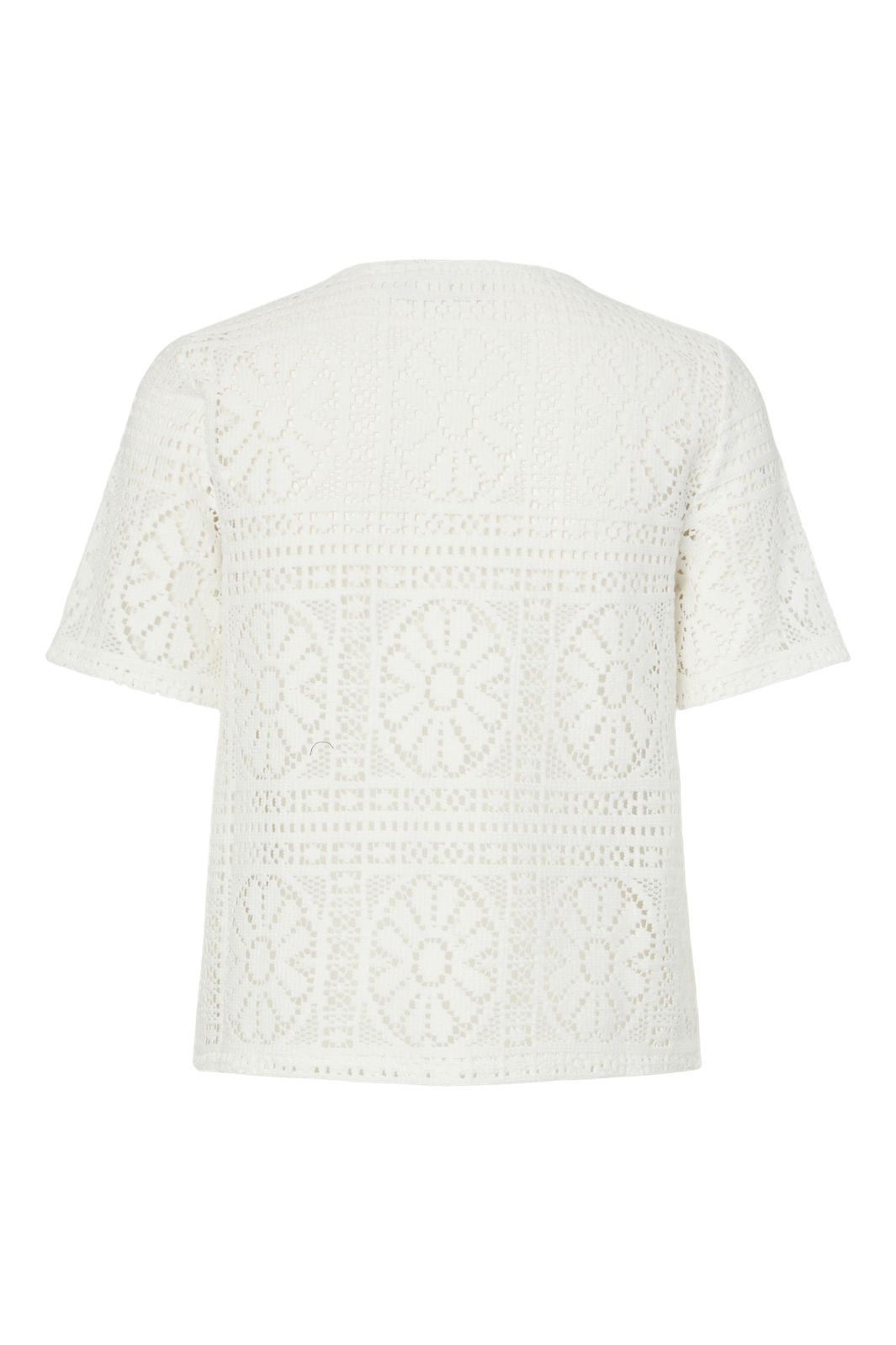 Pieces - Pcbonnie Ss Top - 4938850 Cloud Dancer