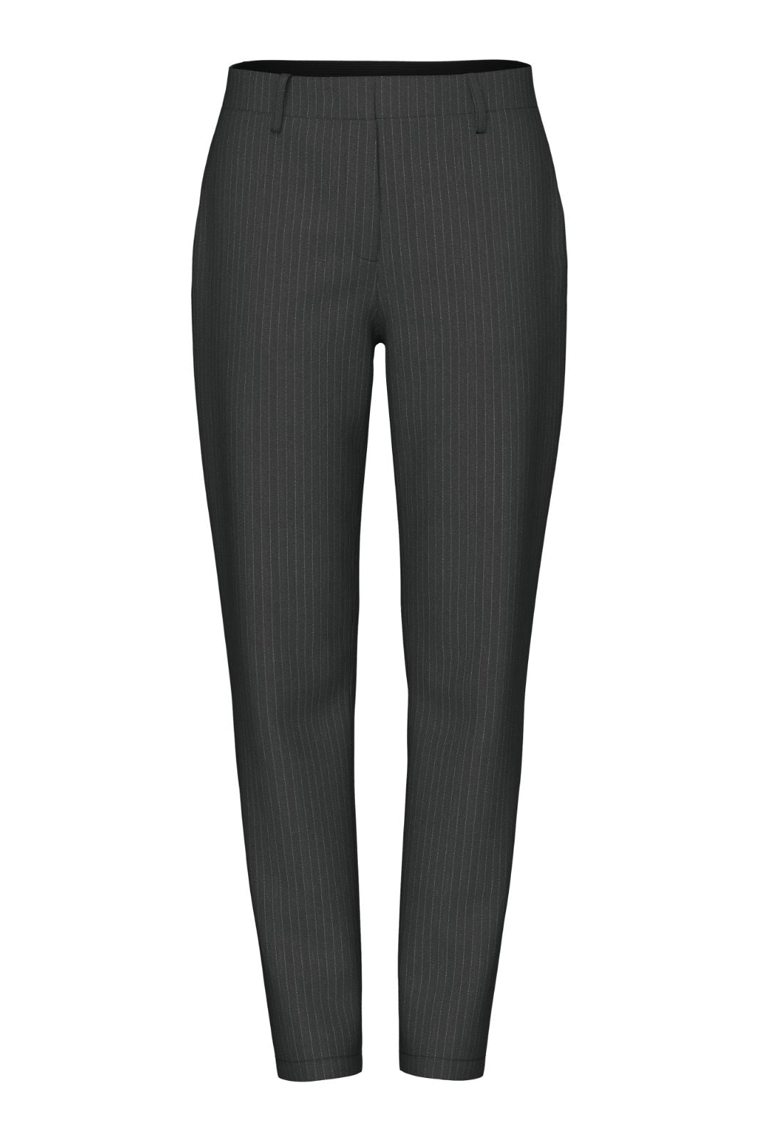 Pieces - Pcbosella Pinstripe Ankle Pant - 4857353 Magnet Pinstripe Bukser 