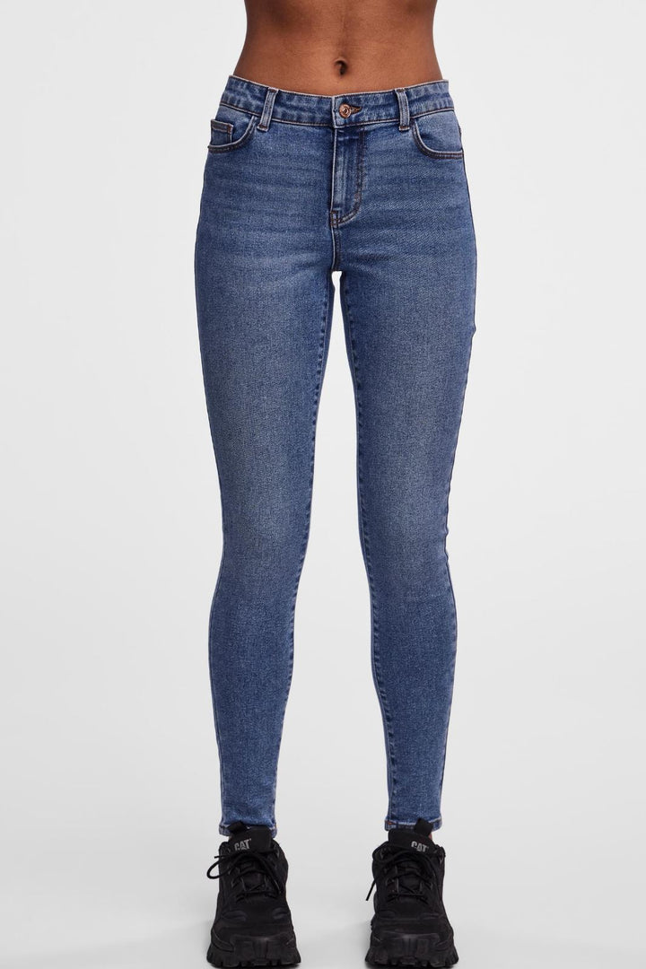 Pieces - Pcdana Skinny Jeans Mb402 - 4438612 Medium Blue Denim