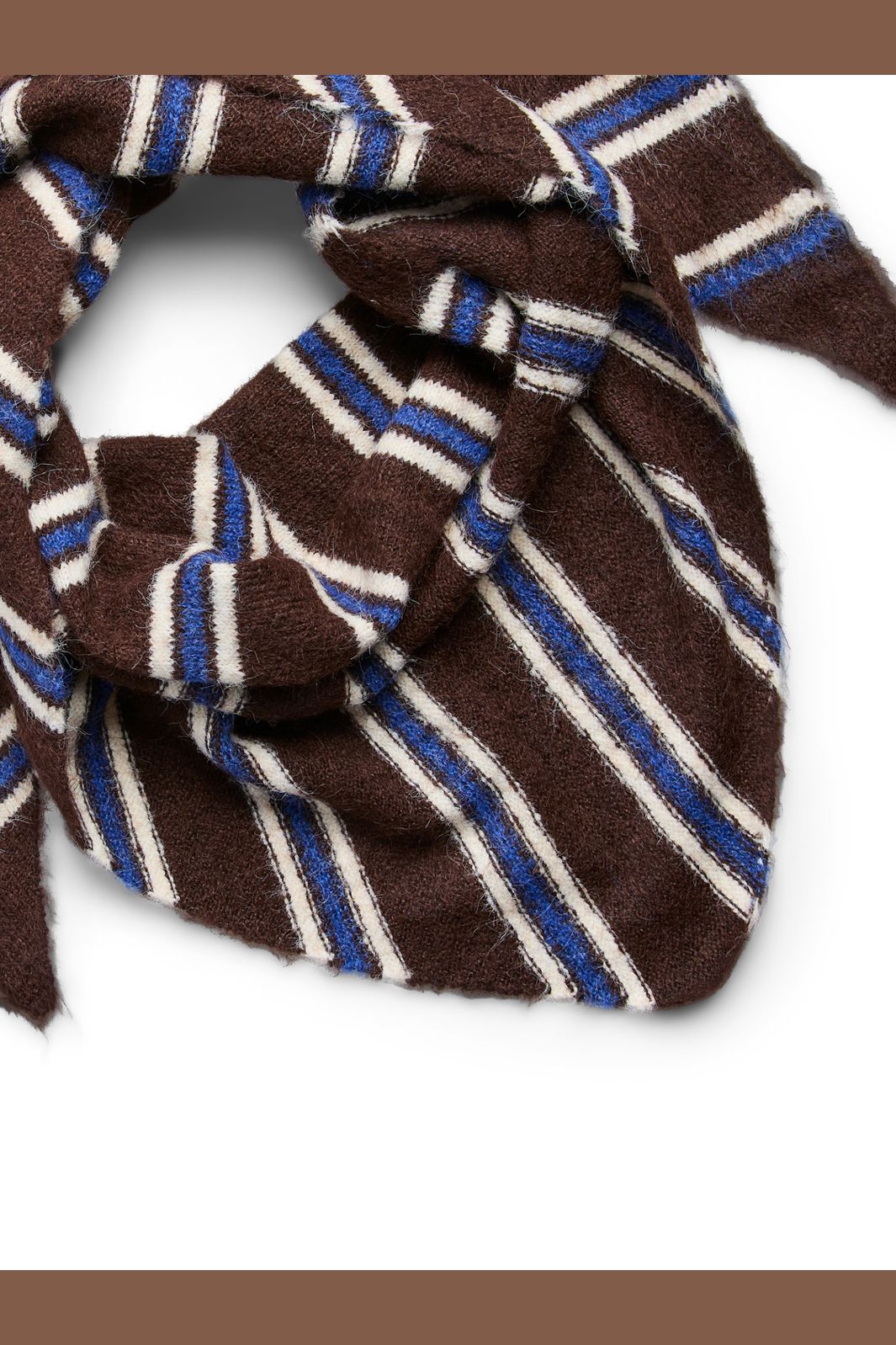 Pieces - Pcerin Triangle Scarf - 5103838 Ganache Bluing/Birch