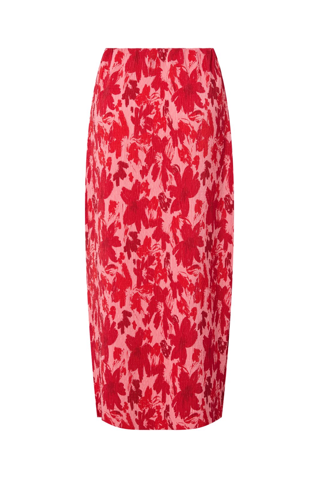 Pieces - Pcflora Ankle Skirt Msa - 4976251 Adrenaline Rush Red Tones Flowers