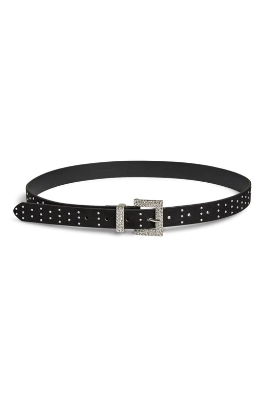 Pieces - Pcjayda Glitter Jeans Belt Bundle - 4836417 Black St1 Silver Stones Bælter 