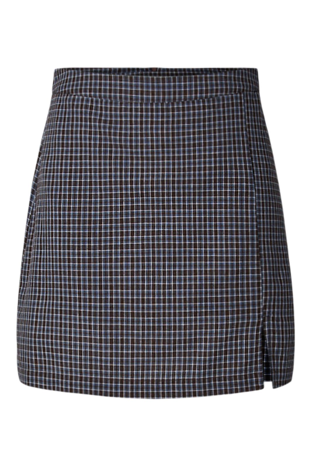 Pieces - Pcjuna A-Shaped Short Skirt - 5179491 Cashmere Blue Hot Fudge