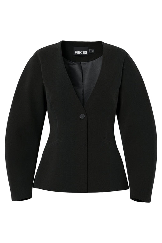 Pieces - Pckamil Ls Fitted Blazer - 4899710 Black