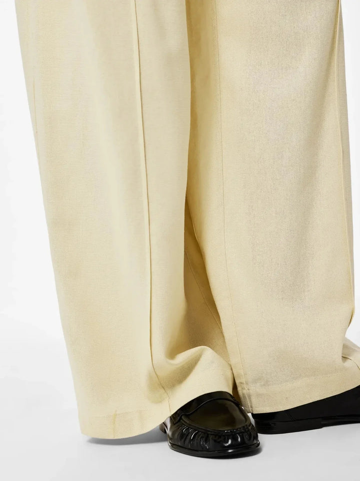 Pieces - Pcmajse Wide Pants Pp - 5040797 Birch Bukser 