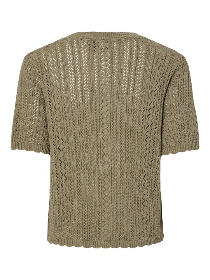 Pieces - Pcnuka Ss O-Neck Knit Cardigan - 4897929 Overland Trek Cardigans 