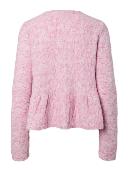 Pieces - Pcpinge Ls O-Neck Knit Cardigan - 5072103 Roseate Spoonbill Cardigans 