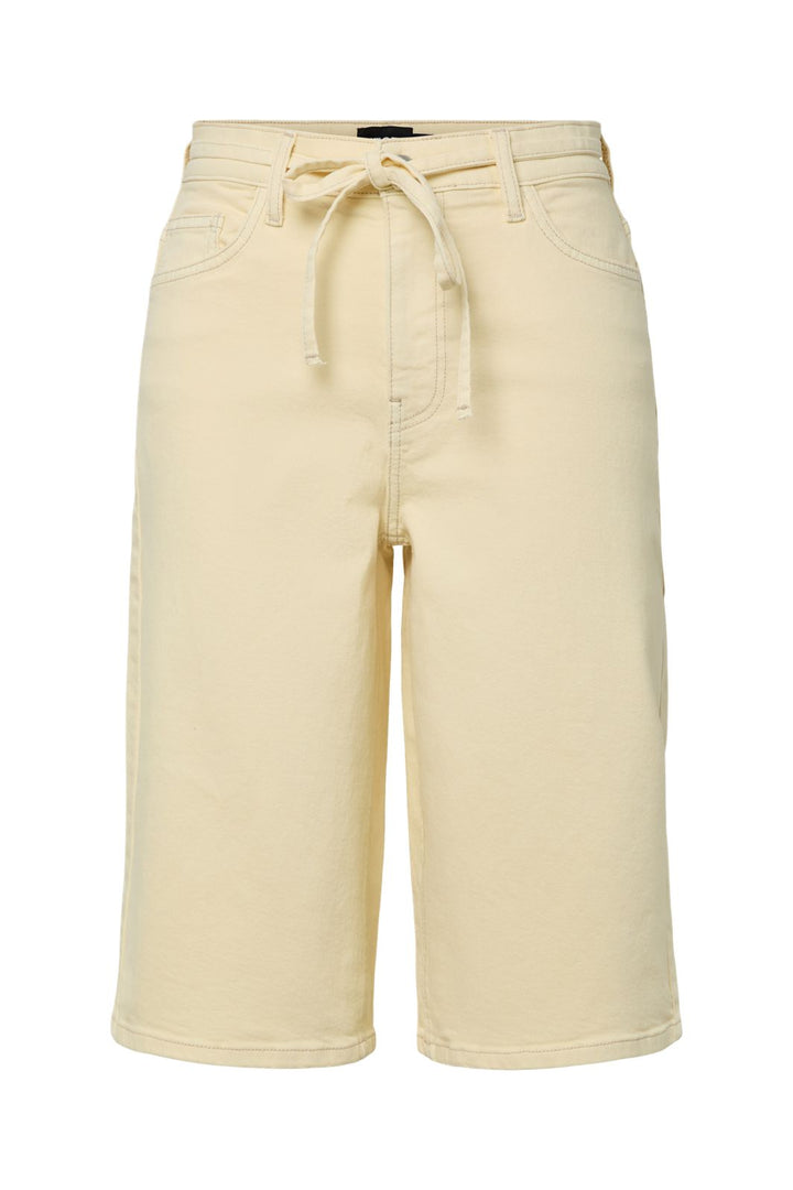 Pieces - Pcselma Col Denim Jorts - 4986566 French Vanilla