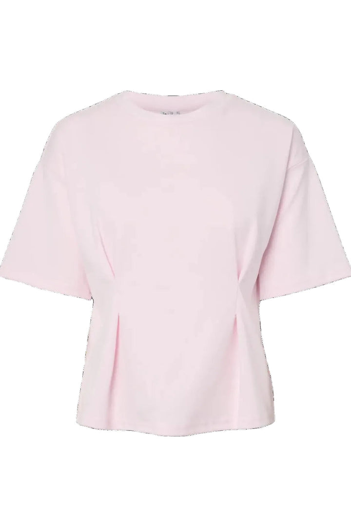 Pieces - Pcskylar Ss O-Neck Fitted Tee - 4960205 Cradle Pink T-shirts 