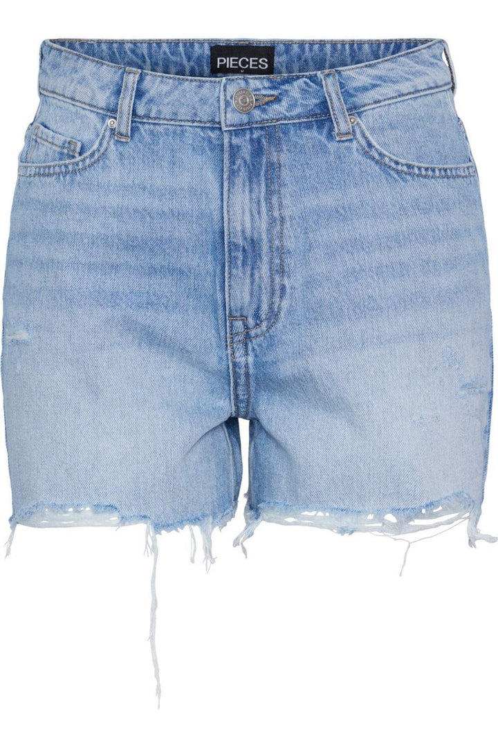 Pieces - Pcsummer Dest Lb Shorts - 4405831 Light Blue Denim