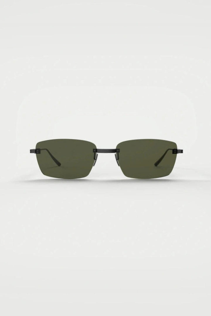 Rotate - 5. Squared Rimless Frame 1163533106 - 3106 Chimi X Black/dark Green Solbriller 