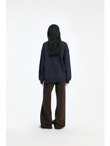 Rotate - Heavy Sweat Crewneck 1153162318 - SKY CAPTAIN (DARK BLUE) Sweatshirts 
