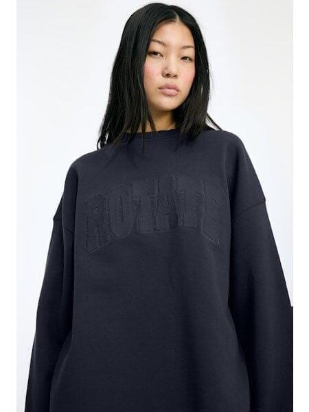 Rotate - Heavy Sweat Crewneck 1153162318 - SKY CAPTAIN (DARK BLUE) Sweatshirts 