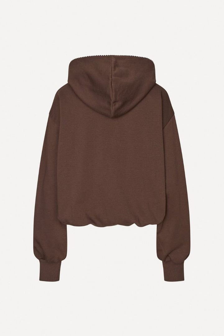 Rotate - Zip Sweat Hoodie 116896559 - 559 Chestnut Sweatshirts 