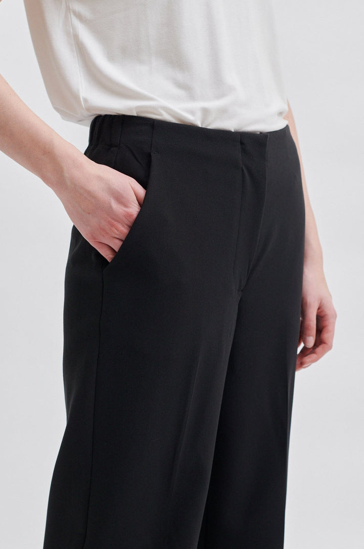 Second Female - Evie Classic Trousers 54385 - 8001 Black Bukser 