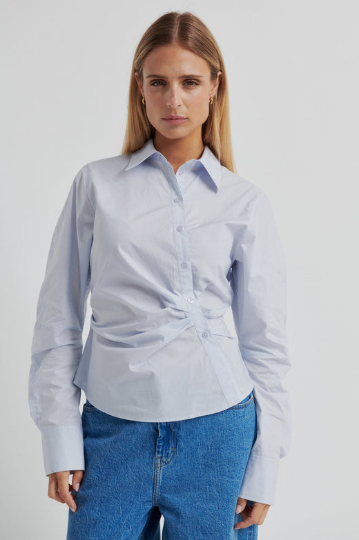 Second Female - Hill Shirt 60401 - 5125 Halogen Blue Skjorter 