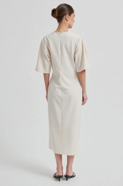 Second Female - Liana Dress 60498 - 0512 Soft Beige Kjoler 