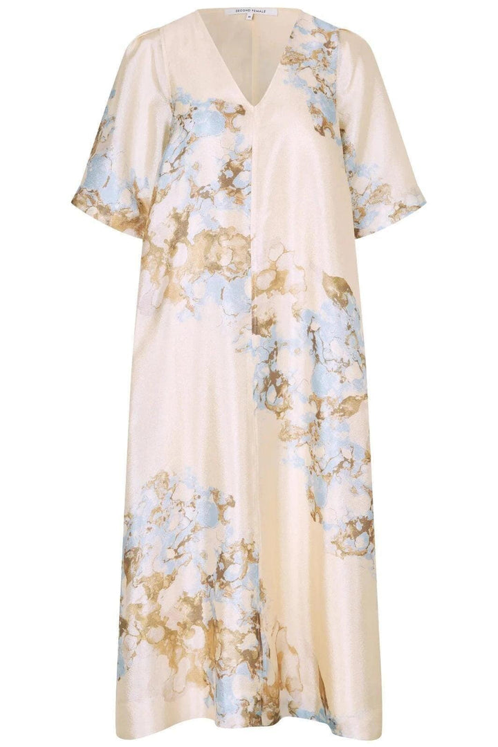 Second Female - Lugana Maxi Dress 59702 - 5126 Windsurfer Kjoler 