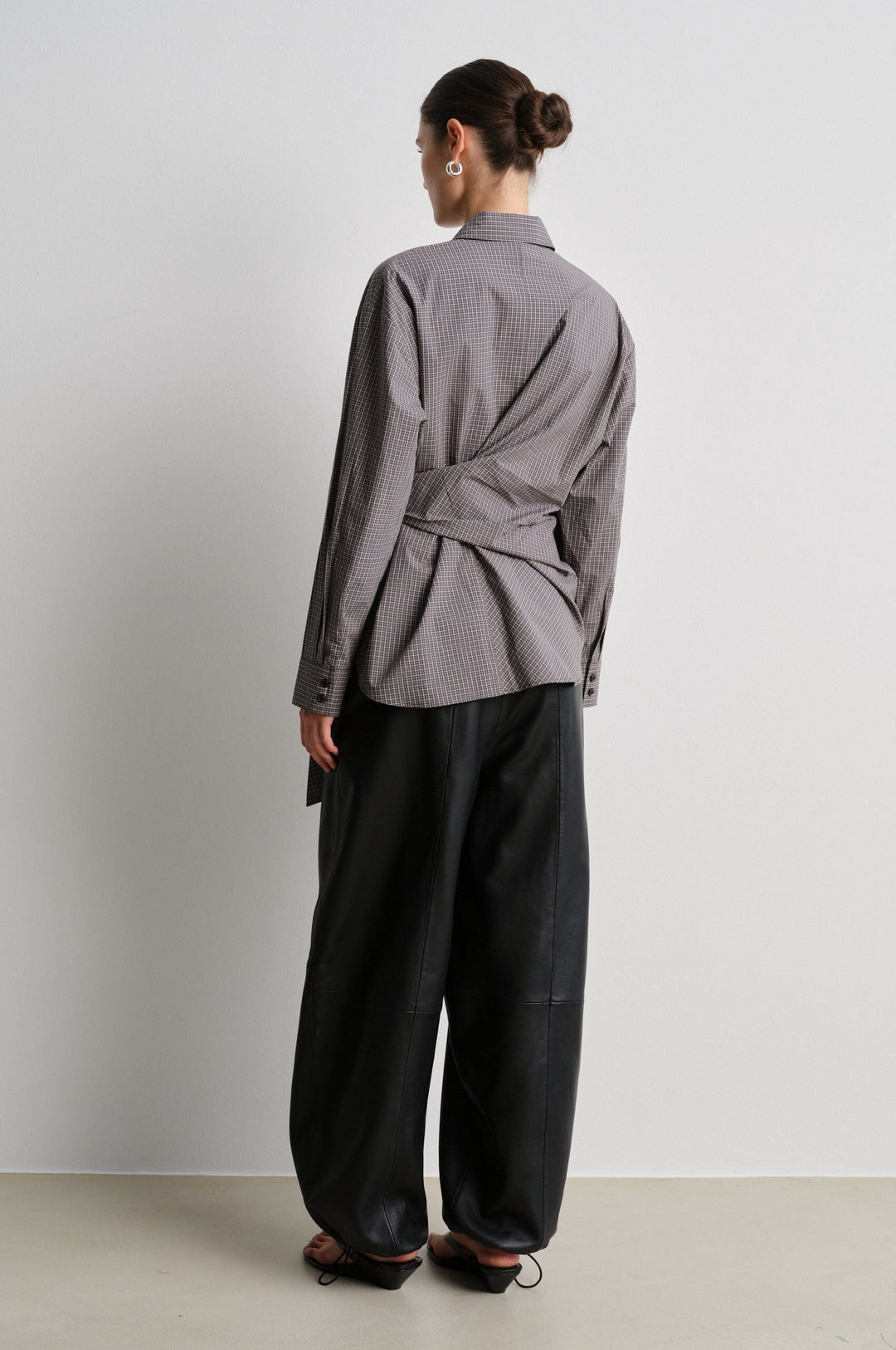 Second Female - Sorin Tie Shirt 61933 - 4065 Asphalt 