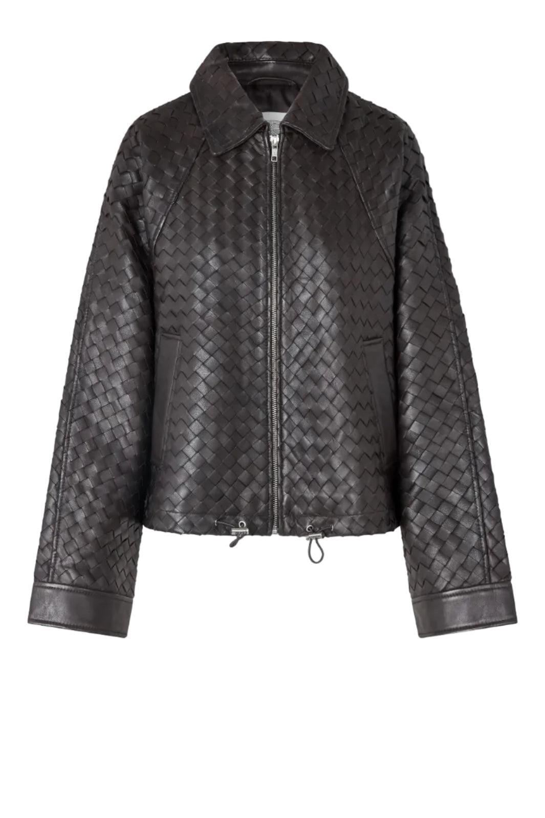 Second Female - Vermont Leather Jacket 60383 - 6150 Chocolate Torte Jakker 