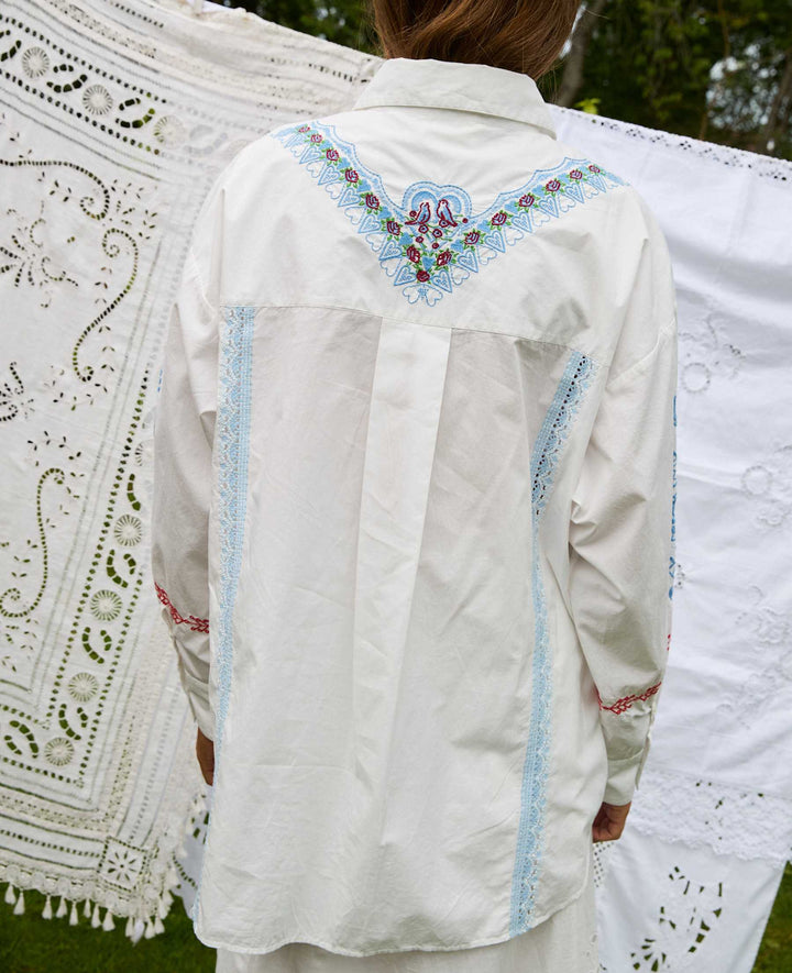 Sissel Edelbo - Camma Shirt SE 1761 - Snow White Skjorter 