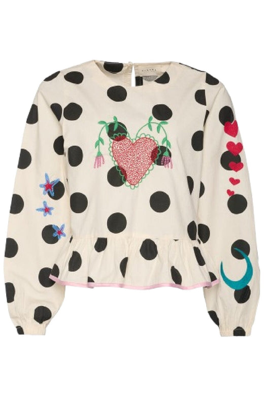 Sissel Edelbo - Diana Top SE 1687 - Black Dot