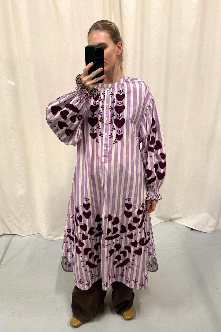 Sissel Edelbo - Elisabeth Dress SE 2076 - Plum Heart Kjoler 