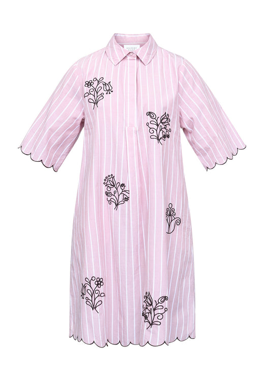 Sisters Point - Edina-Dr2 19983 - 831 - Mauve Stripes Kjoler 