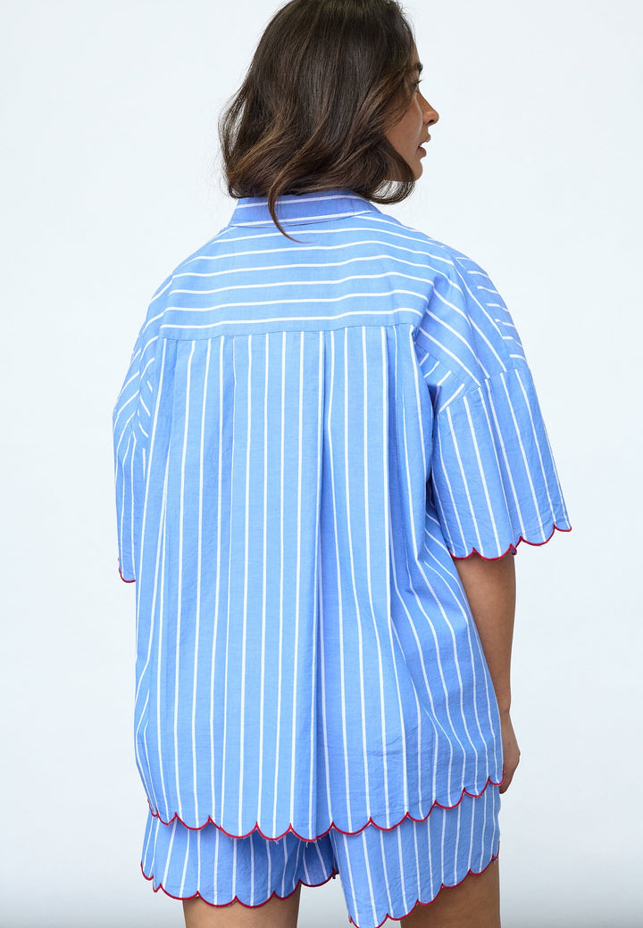 Sisters Point - Ella-N.Sh11 19984 - 830 - Blue Stripes Skjorter 