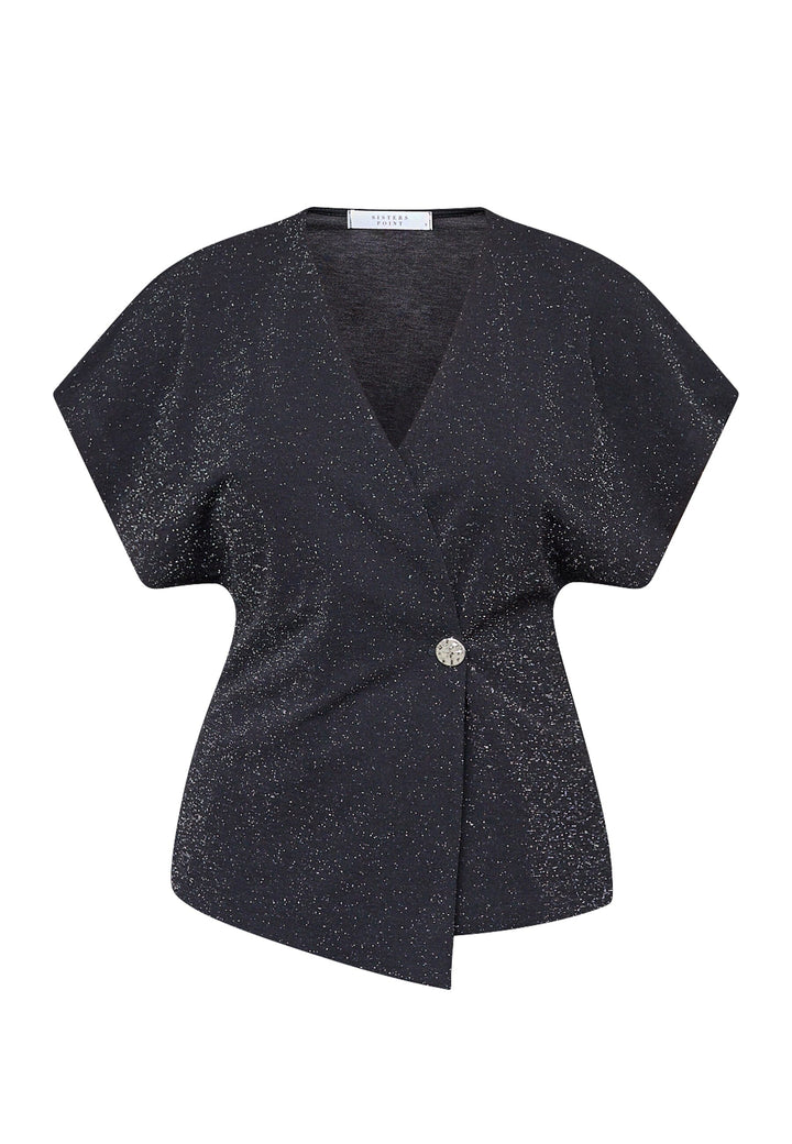 Sisters Point - Gevela-Ve3 19376 - 001 - Black/Silver Veste 