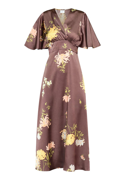 Sisters Point - Gisela-Dr32 20104 - 801 - Brown/Yellow Flower Kjoler 