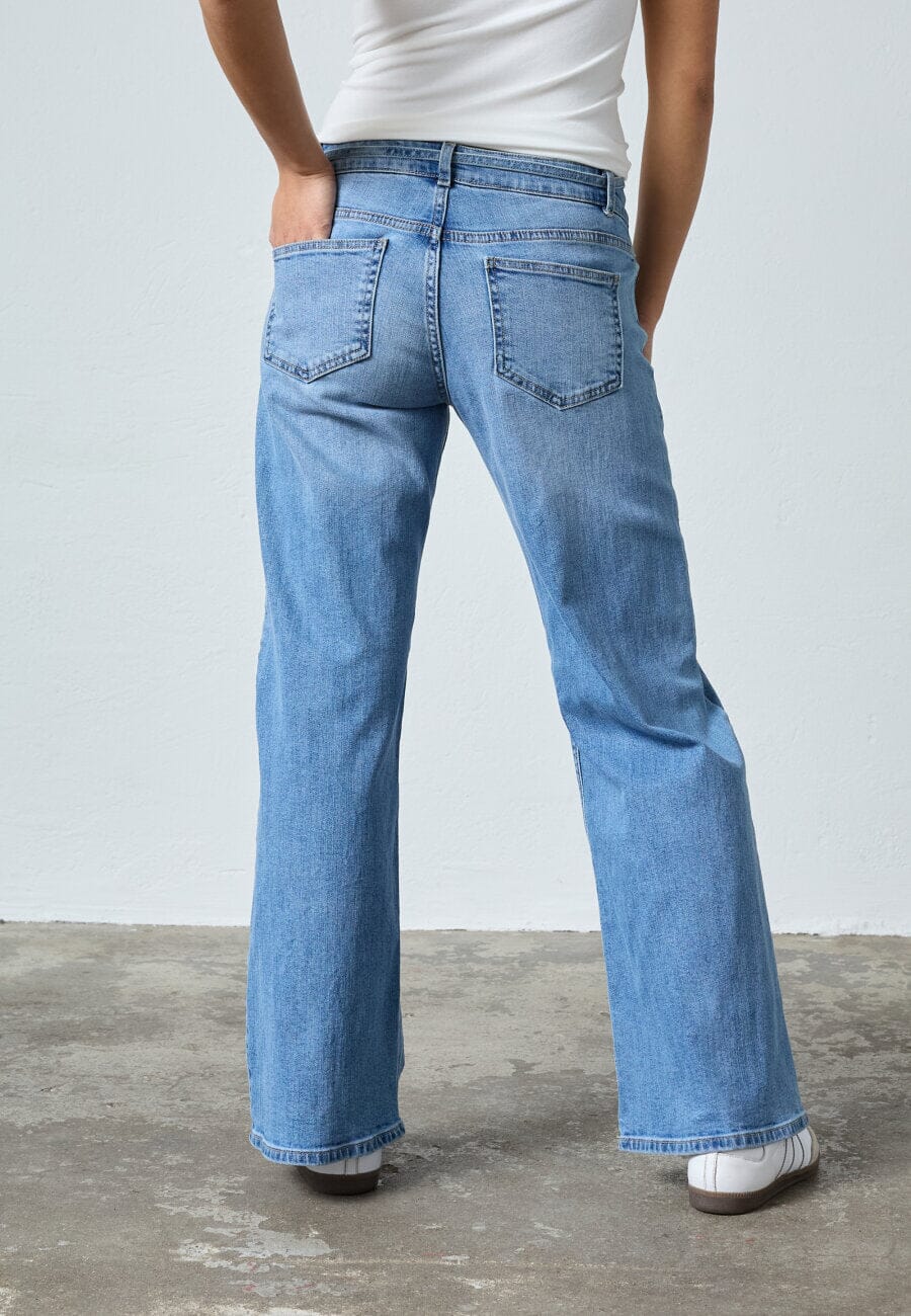 Sisters Point - Onea-Belt.Je8 19249 - 920 - Mid Blue Jeans 