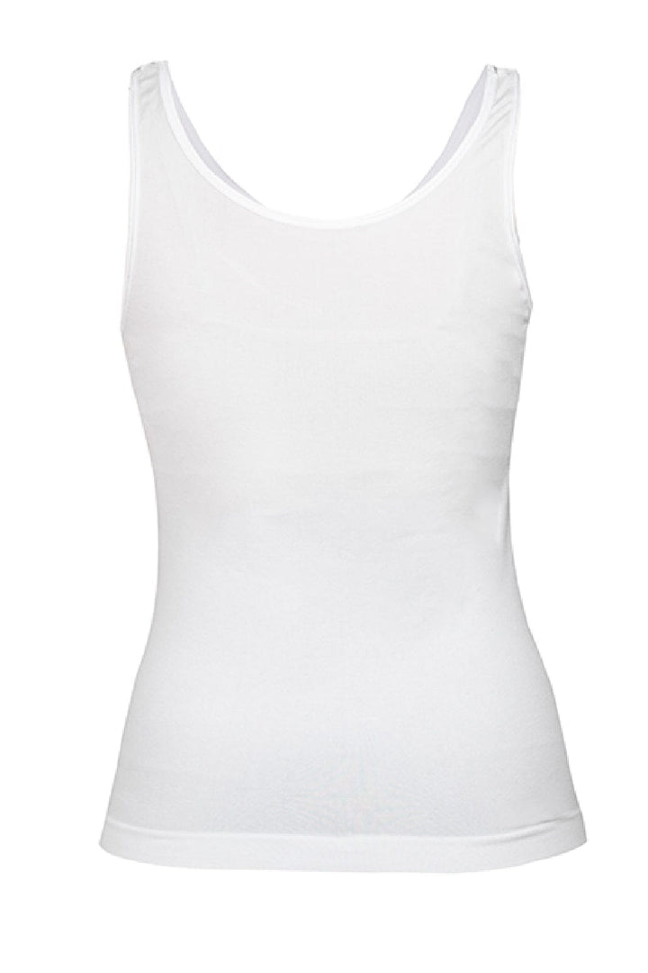 Soft basic - Haily Top wide strap 2 pak - white