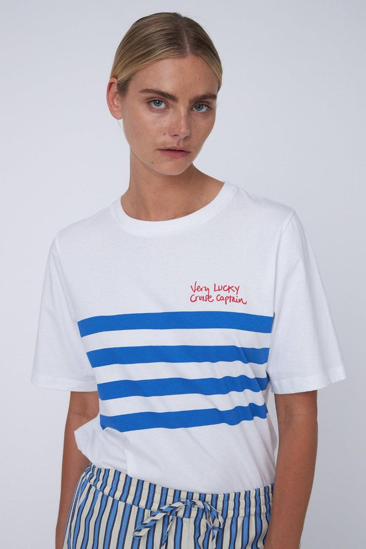 Stella Nova - Printed T-shirt oj61-1450 - 001 White T-shirts 