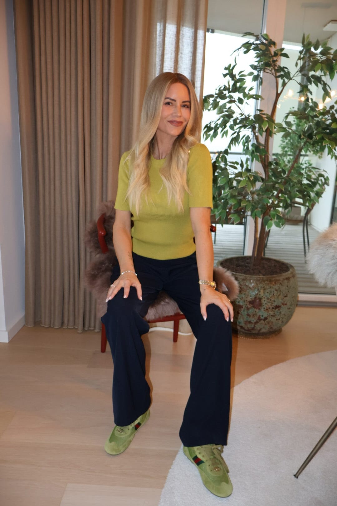 Valentin Studio - Pretty Pants Wide 163193 - 141 - Navy Bukser 