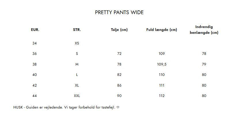 Valentin Studio - Pretty Pants Wide - Black Bukser 