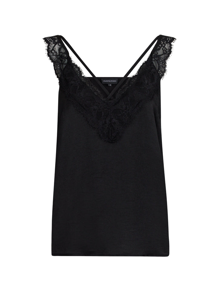 Valentin Studio - String Top - Black Toppe 