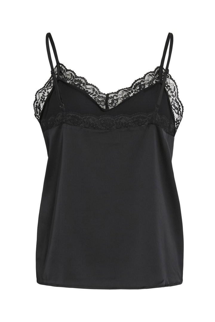Vila - Vienna Ravenna Lace Singlet - 5062447 Black Beauty