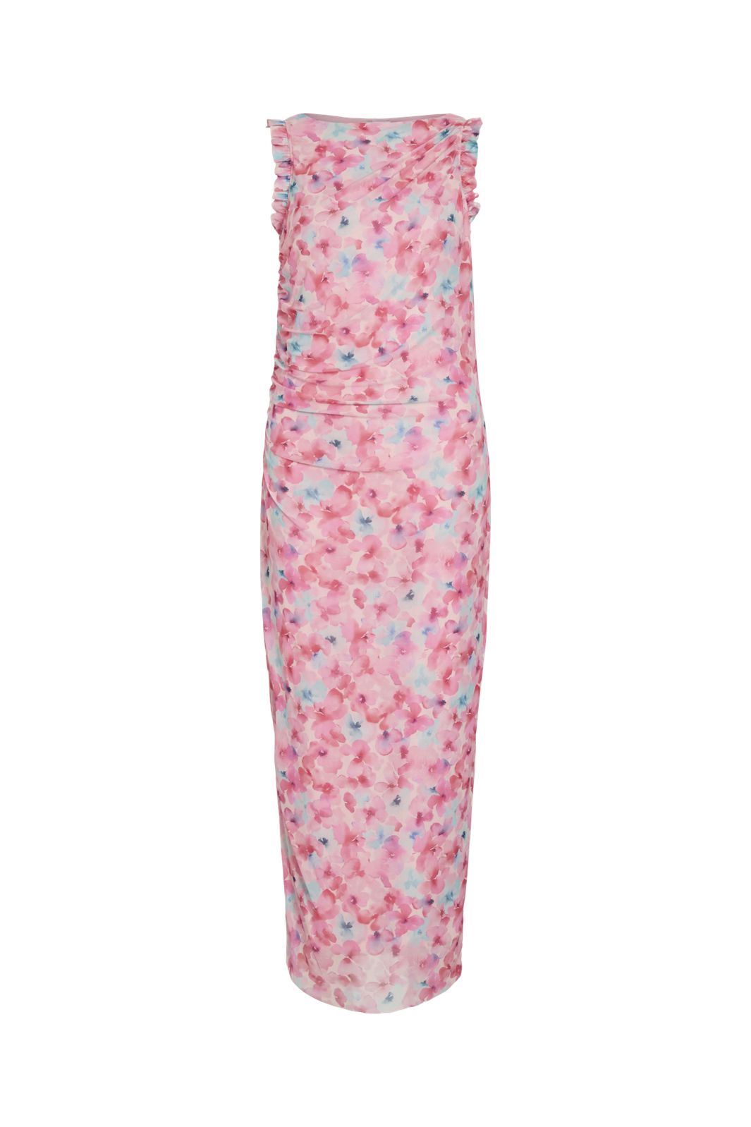 Vila - Virikke S/L Ankle Dress/1/Ka - 5003314 Cherry Blossom Flowers