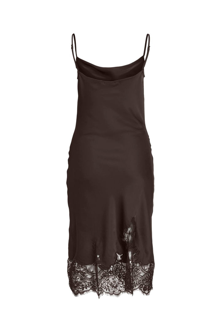 Vila - Visabel Strap Dress - 5094203 Coffee Bean