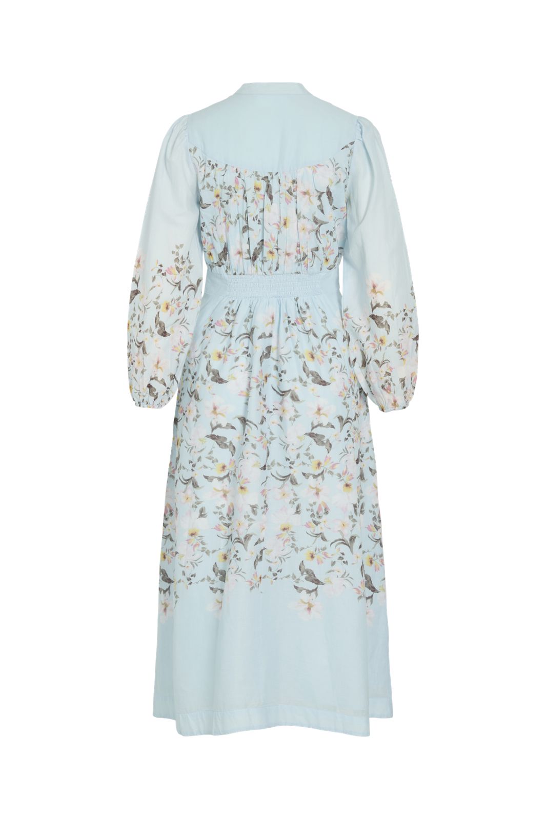 Vila - Vizanila Gil L/S Midi Dress/Dc/Ln - 4982753 Nantucket Breeze Gil