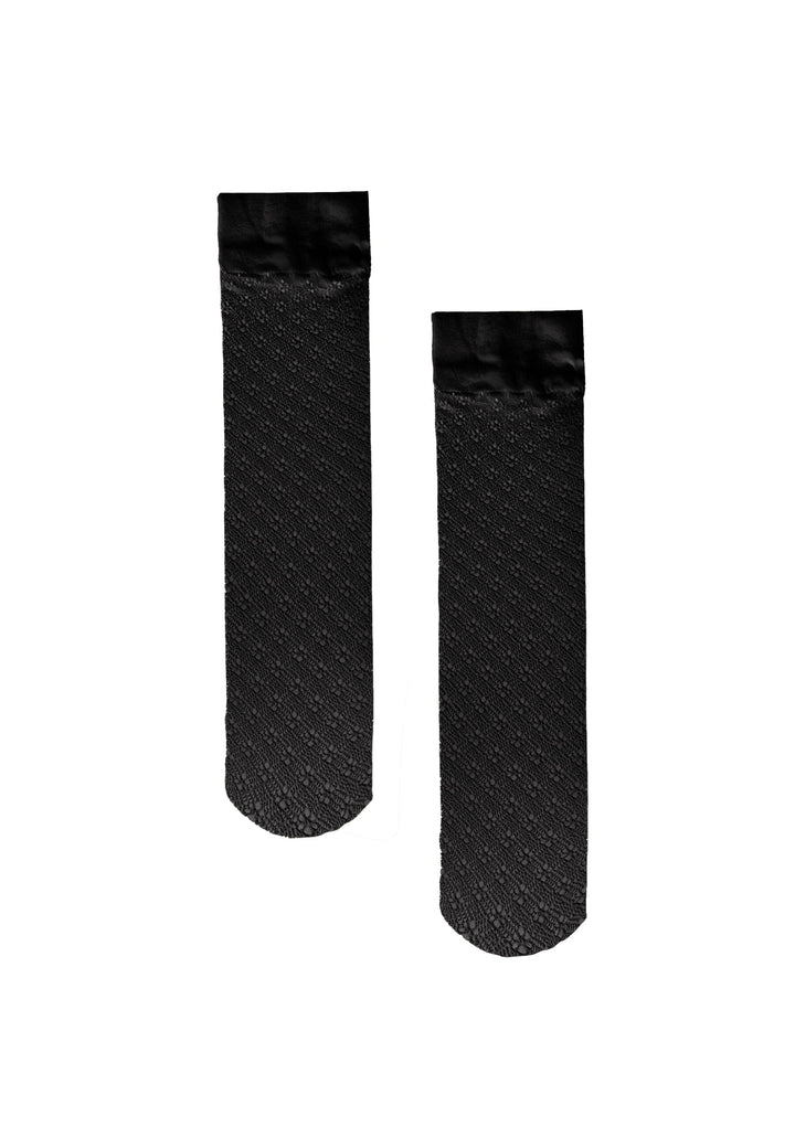 Wolford - Blossom Knee-highs 31598 - 7005 Black Strømper 