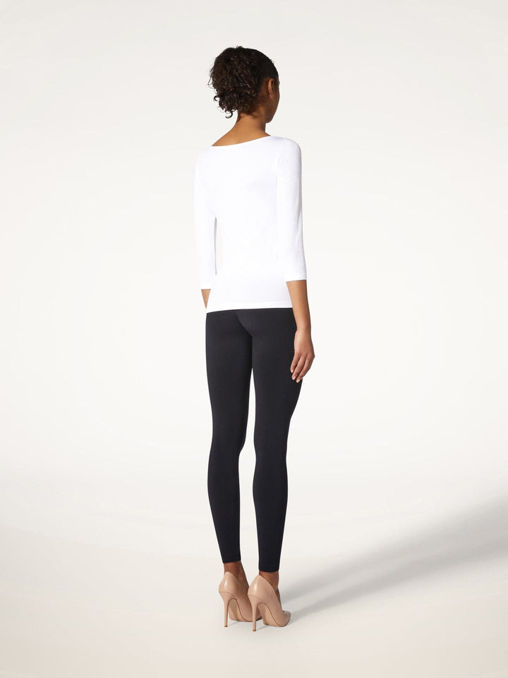 Wolford - Cordoba Top Long Sleeves55040 - 1001 White Trøjer 