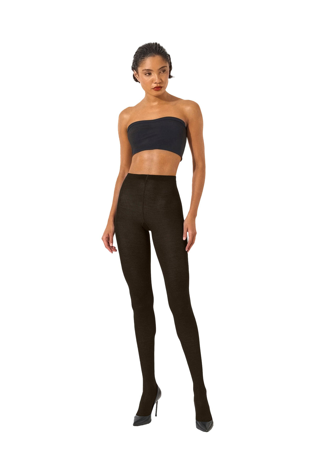 Wolford - Merino Tights11310 - 4825 Soft Cacao Strømpebukser 