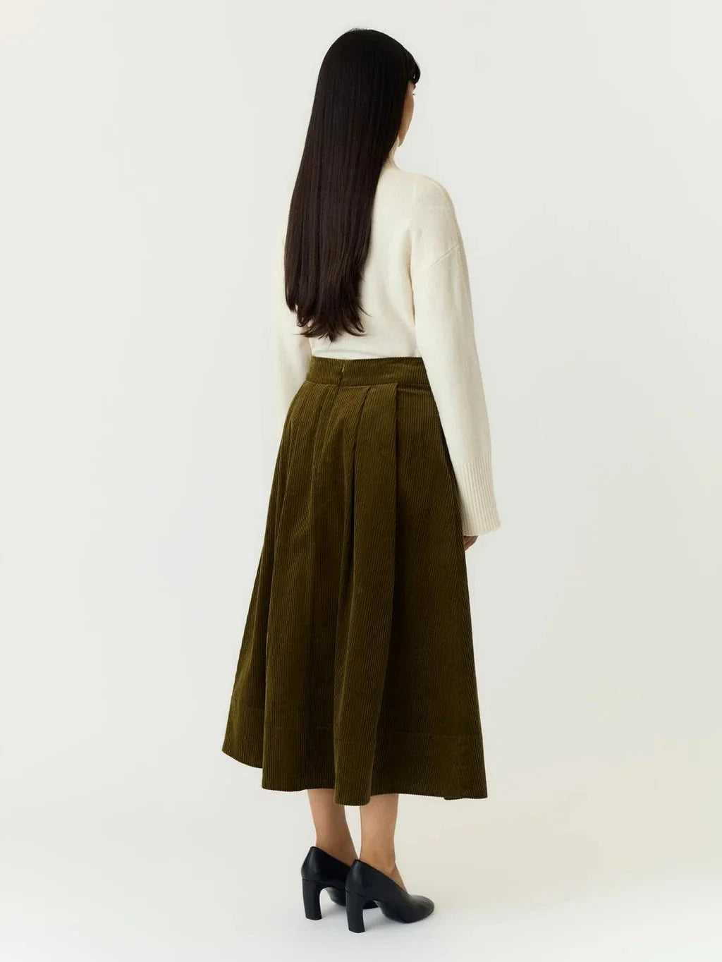 YAS - Yascordo Long Skirt - 5119369 Fir Green Nederdele 