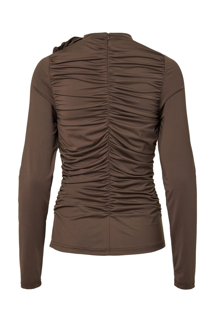 YAS - Yasdona Ls Top - 5086865 Chocolate Brown