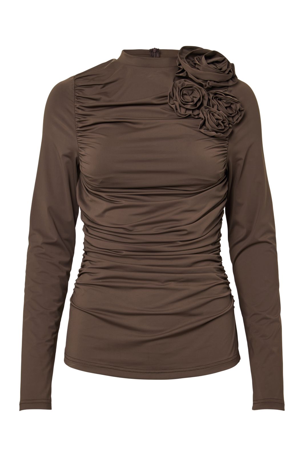 YAS - Yasdona Ls Top - 5086865 Chocolate Brown