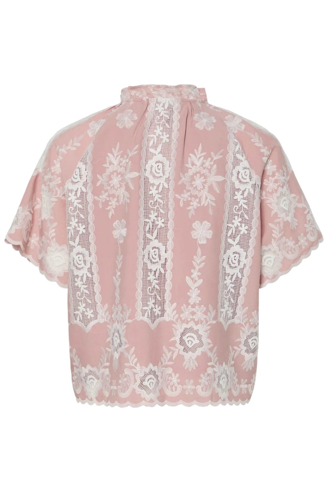 Y.A.S - Yasemina Ss Embroidered Shirt Fest - 4754021 Zephyr