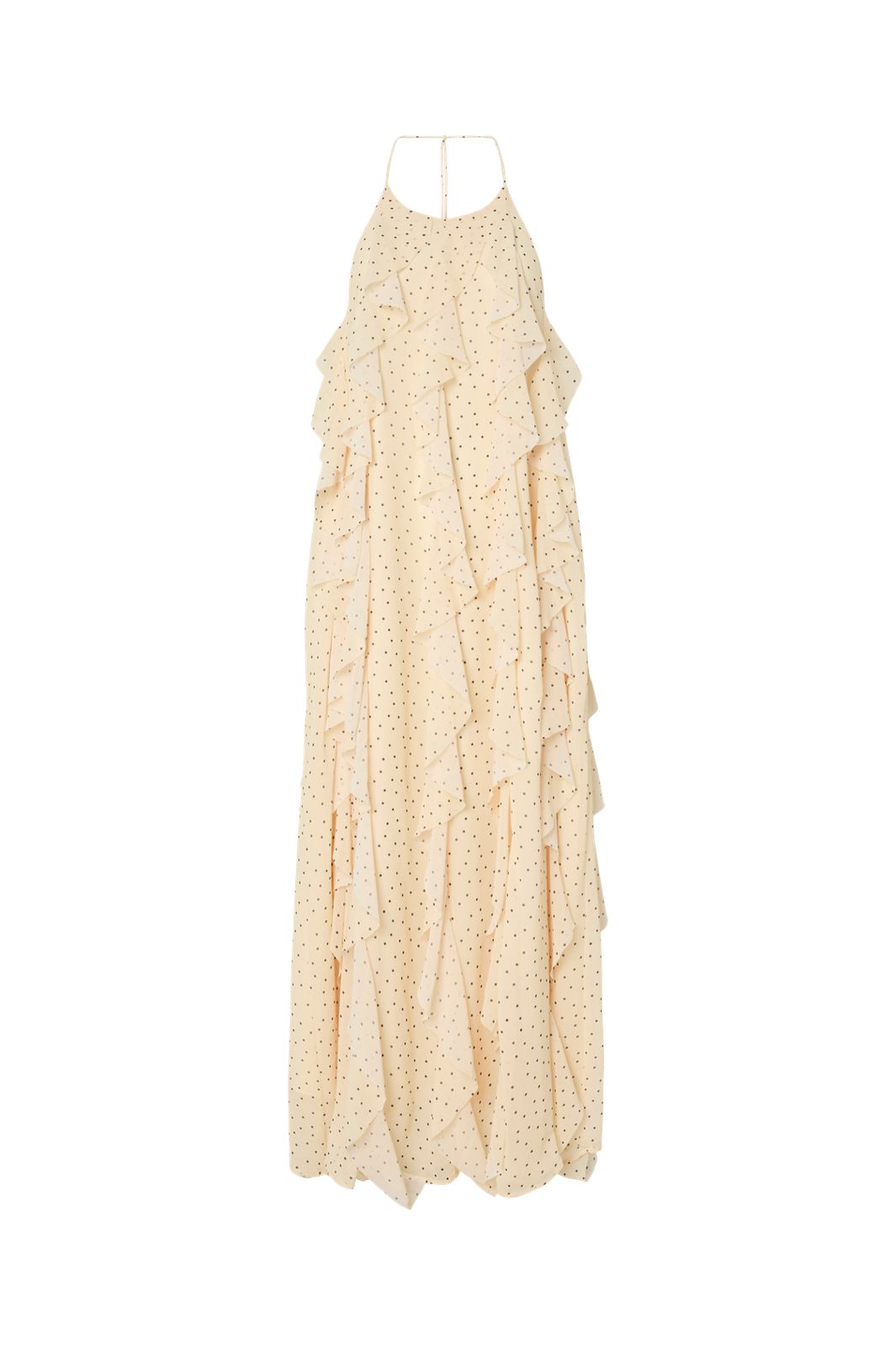 YAS - Yasfinillo Halterneck Long Dress - 5018381 Anise Flower